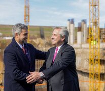 El presidente Alberto Fernández junto a su par de Paraguay, Mario Abdo Benítez. (Fuente: Télam) (Fuente: Télam) (Fuente: Télam)