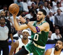 Jayson Tatum ya es una superestrella de la NBA (Fuente: AFP) (Fuente: AFP) (Fuente: AFP)