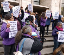 El Comité Feminista se movilizó hasta Tribunales locales.