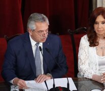 Alberto Fernández junto a Cristina Kirchner el 1 de marzo en la apertura de sesiones del Congreso. (Fuente: Leandro Teysseire) (Fuente: Leandro Teysseire) (Fuente: Leandro Teysseire)