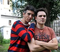 Luciano Crispi y Jonathan Di Costanzo protagonizan la obra estrenada en el Teatro El Convento.  (Fuente: Sandra Cartasso) (Fuente: Sandra Cartasso) (Fuente: Sandra Cartasso)