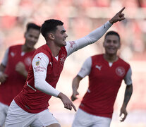 Independiente en el último partido frente a Huracan. (Fuente: NA) (Fuente: NA) (Fuente: NA)