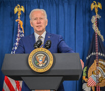 Biden llamó a prohibir las armas de asalto y los cargadores de alta capacidad. (Fuente: AFP) (Fuente: AFP) (Fuente: AFP)