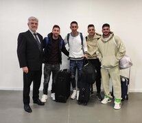 Messi volvió en su avión privado con Di María, Lo Celso y De Paul (Fuente: Télam) (Fuente: Télam) (Fuente: Télam)