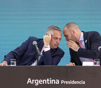 El presidente Alberto Fernández y su ministro de Economía, Martín Guzmán. (Fuente: NA) (Fuente: NA) (Fuente: NA)