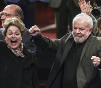 Lula, en campaña con la expresidenta Dilma Rousseff (izq.) (Fuente: AFP) (Fuente: AFP) (Fuente: AFP)