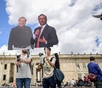 Hernández y Petro pasaron a la segunda vuelta del 19 de junio. (Fuente: AFP) (Fuente: AFP) (Fuente: AFP)