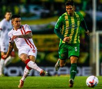 El gol apareció cerca del final del partido (Fuente: Télam) (Fuente: Télam) (Fuente: Télam)