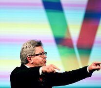 Jean-Luc Mélenchon, el candidato de la izquierda.  (Fuente: AFP) (Fuente: AFP) (Fuente: AFP)