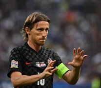 Luka Modric, volante de la selección de Croacia. (Fuente: AFP) (Fuente: AFP) (Fuente: AFP)