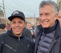 Mauricio Macri, la semana pasada, en una recorrida por Lanús.