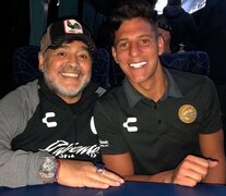 Servio con Maradona en la etapa de Dorados de Sinaloa (Fuente: Instagram Gaspar Servio) (Fuente: Instagram Gaspar Servio) (Fuente: Instagram Gaspar Servio)