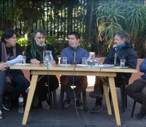 La presentación fue en el patio abierto del Museo. (Fuente: Mariano Nieva) (Fuente: Mariano Nieva) (Fuente: Mariano Nieva)