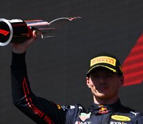 Verstappen en lo más alto del podio otra vez (Fuente: AFP) (Fuente: AFP) (Fuente: AFP)