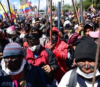 Los manifestantes indígenas coparon las calles de Quito (Fuente: AFP) (Fuente: AFP) (Fuente: AFP)
