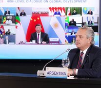 Alberto Fernández pidió que la Argentina se incorpore al grupo de economías emergentes denominado BRICS.