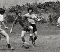 Pasolini, amante del deporte y jugador de fútbol amateur. (Fuente: Archivo El  Gráfico) (Fuente: Archivo El  Gráfico) (Fuente: Archivo El  Gráfico)