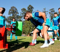 Los Pumas se entrenan a la espera del partido frente a Escocia. (Fuente: Prensa Los Pumas) (Fuente: Prensa Los Pumas) (Fuente: Prensa Los Pumas)