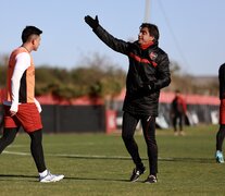 A partir del orden táctico, Sanguinetti le dio una identidad a este Newell&amp;#39;s (Fuente: Prensa Newell&amp;amp;#39;s) (Fuente: Prensa Newell&amp;amp;#39;s) (Fuente: Prensa Newell&amp;amp;#39;s)