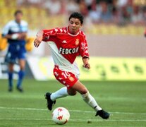 Marcelo Gallardo fue campeón con Mónaco en la liga francesa de la temporada 1999/00 (Fuente: Prensa Mónaco) (Fuente: Prensa Mónaco) (Fuente: Prensa Mónaco)