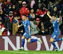 Ramírez y Cándido celebran el pase a cuartos de final de Nacional (Fuente: Fotobaires) (Fuente: Fotobaires) (Fuente: Fotobaires)