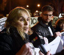 Marcela Ontivero, la madre de Marcos Guenchul, criticó la decisión judicial.  (Fuente: Andres Macera) (Fuente: Andres Macera) (Fuente: Andres Macera)