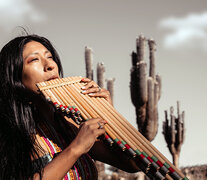 Micaela Chauque toca quenas, quenilla, sikus, toyo, caja y charango. (Fuente: SerJatunInti) (Fuente: SerJatunInti) (Fuente: SerJatunInti)