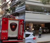 Se cayó un ascensor en un edificio de Palermo. Imagen: Captura de video. 