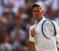 Djokovic festeja con euforia el triunfo ante Norrie