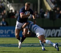 Los Pumas no tuvieron una defensa sólida como en el test match pasado (Fuente: AFP) (Fuente: AFP) (Fuente: AFP)