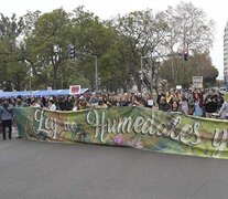 Ambientalistas y autoconvocados reclamaron en oroño y el río. (Fuente: Sebastián Granata) (Fuente: Sebastián Granata) (Fuente: Sebastián Granata)