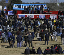 El acto central de la Mesa de Enlace en Gualeguaychú, con escasa concurrencia (Fuente: AFP) (Fuente: AFP) (Fuente: AFP)