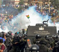 Represión en Sacaba el 15 de noviembre de 2019. (Fuente: AFP) (Fuente: AFP) (Fuente: AFP)