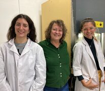 Agustina Cerri, Adriana Giri y Elisa Bolatti, integrantes del equipo de investigación.