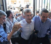 El líder de Cambiemos entrando a los tribunales de Dolores en 2021. (Fuente: Bernardino Avila) (Fuente: Bernardino Avila) (Fuente: Bernardino Avila)