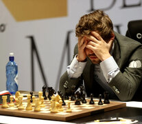 Carlsen se hizo del título mundial en 2013.  (Fuente: AFP) (Fuente: AFP) (Fuente: AFP)