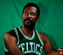 Bill Russell con la casaca de los Boston Celtics. Historia pura (Fuente: AFP) (Fuente: AFP) (Fuente: AFP)