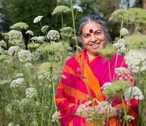 Vandana Shiva es doctora en Física y PhD en Filosofía de la Ciencia.