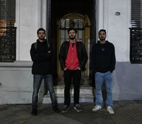 Francisco Segovia, Gonzalo Elizondo y Pablo Vio, iniciadores de la denuncia. (Fuente: Télam) (Fuente: Télam) (Fuente: Télam)
