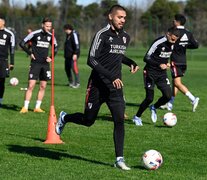 El plantel se entrenó en Ezeiza (Fuente: Prensa River) (Fuente: Prensa River) (Fuente: Prensa River)