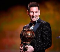 Lionel Messi en la edición del año pasado, la primera post pandemia (Fuente: AFP) (Fuente: AFP) (Fuente: AFP)