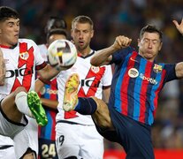 Lewandowski no pudo coonvertir en su estreno en el Camp Nou (Fuente: AFP) (Fuente: AFP) (Fuente: AFP)