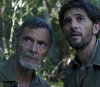 Gustavo Garzón y Juan Barberini, padre e hijo respectivamente en el filme de Caulier. 