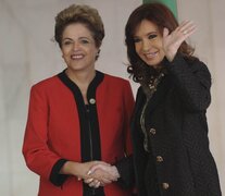La expresidenta de Brasil y la exmandataria argentina.