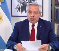 Alberto Fernández leyó el mensaje por cadena nacional después del atentado contra Cristina.