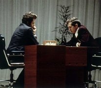 Boris Spassky y Bobby Fischer definen el título en Buenos Aires en 1971.