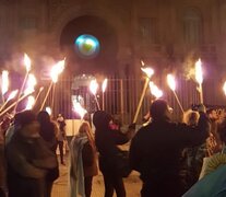 Revolución Federal no se hace cargo del accionar de los manifestantes que participan de sus actividades. Imagen: @revolucionfederal_