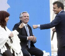 Cristina Kirchner, Alberto Fernández y Sergio Massa, el valor de la cohesión política. (Fuente: NA) (Fuente: NA) (Fuente: NA)