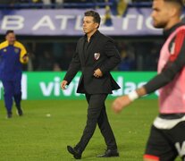 El técnico de River se fue preocupado de la Boca (Fuente: NA) (Fuente: NA) (Fuente: NA)