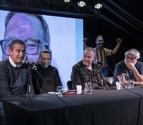 Javkin, Sietecase, Feldman y Vargas participaron del homenaje. (Fuente: Prensa Municipalidad) (Fuente: Prensa Municipalidad) (Fuente: Prensa Municipalidad)